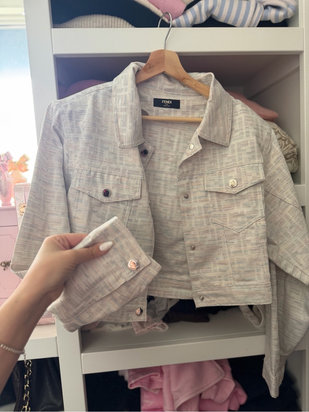 Fendi Pastel Cropped Jacket